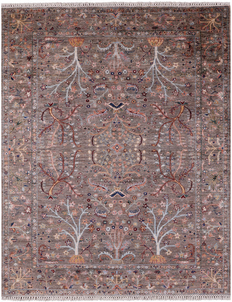 Peshawar Handmade Wool Rug - 5' 3" X 6' 7" - Golden Nile