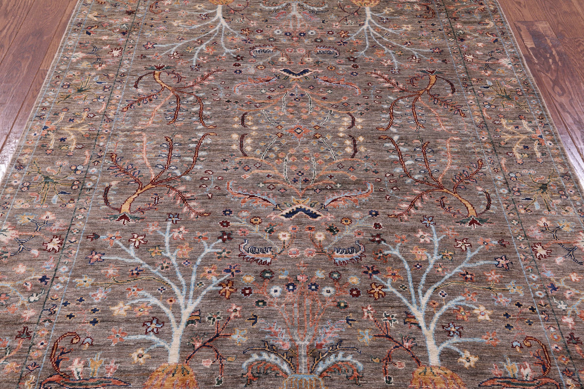 Peshawar Handmade Wool Rug - 5' 3" X 6' 7" - Golden Nile