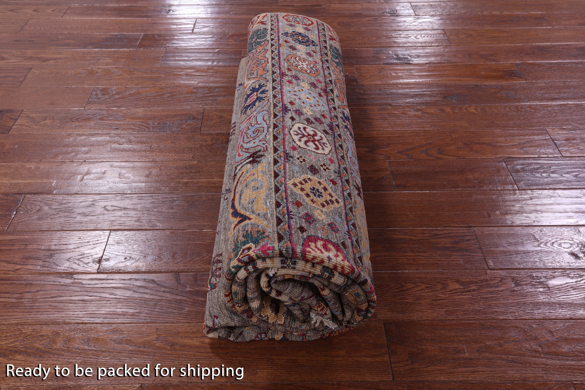 Persian Gabbeh Handmade Wool Rug - 6' 9" X 9' 9" - Golden Nile