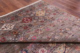 Persian Gabbeh Handmade Wool Rug - 6' 9" X 9' 9" - Golden Nile