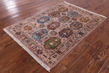 Turkmen Ersari Hand Knotted Wool Rug - 3' 6" X 4' 10" - Golden Nile