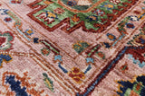 Turkmen Ersari Hand Knotted Wool Rug - 3' 6" X 4' 10" - Golden Nile