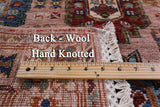Turkmen Ersari Hand Knotted Wool Rug - 3' 6" X 4' 10" - Golden Nile