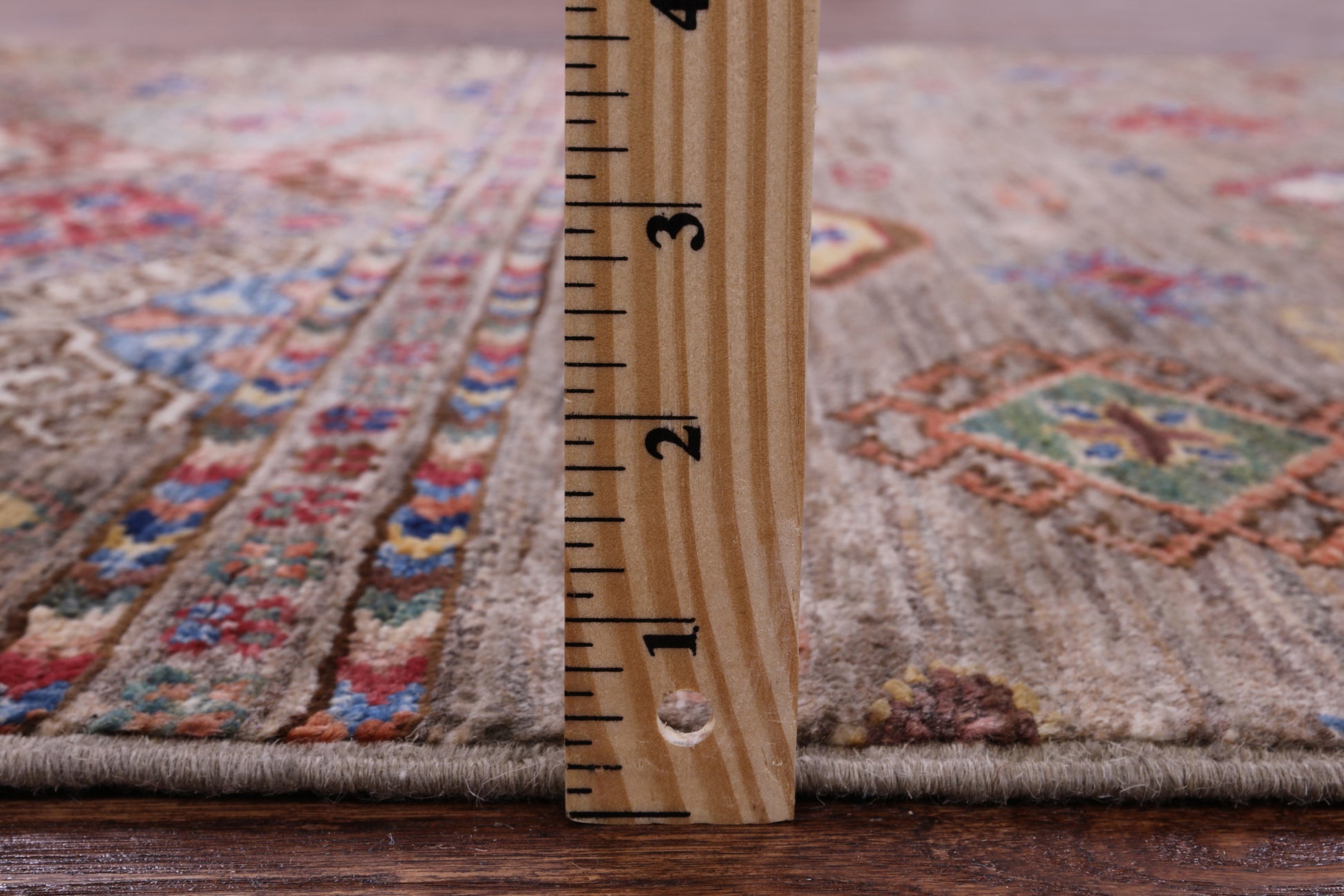 Khorjin Persian Gabbeh Handmade Wool Rug - 3' 7" X 5' 3" - Golden Nile