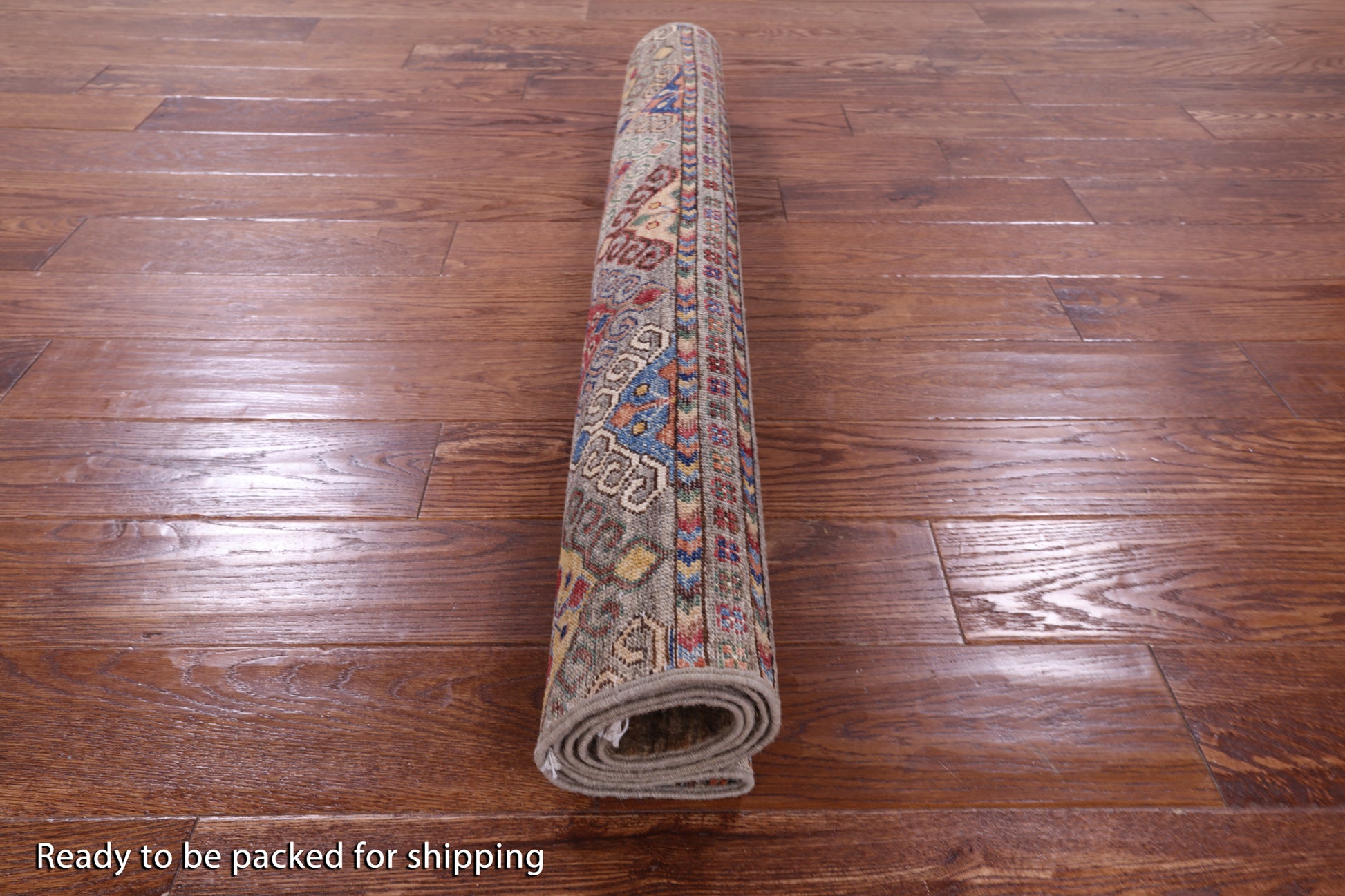 Khorjin Persian Gabbeh Handmade Wool Rug - 3' 7" X 5' 3" - Golden Nile