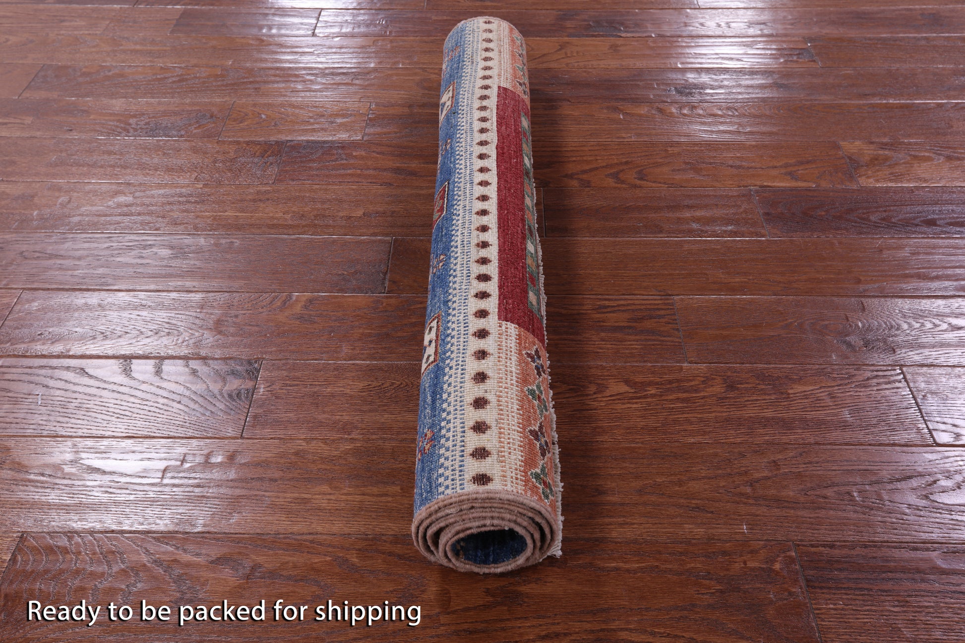 Tribal Persian Gabbeh Hand Knotted Wool Rug - 3' 4" X 4' 10" - Golden Nile