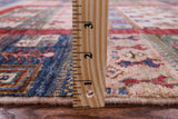 Tribal Persian Gabbeh Hand Knotted Wool Rug - 3' 4" X 4' 10" - Golden Nile