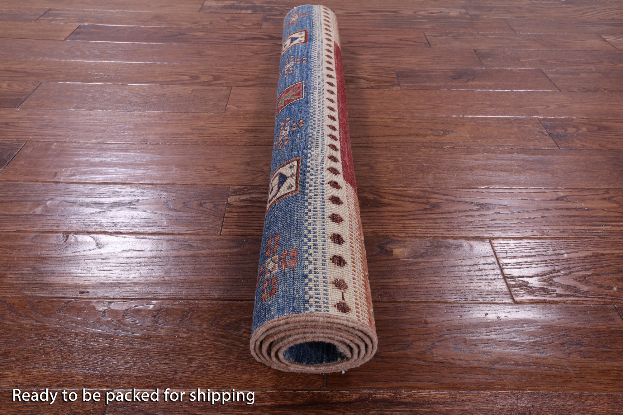 Tribal Persian Gabbeh Hand Knotted Wool Rug - 3' 4" X 4' 10" - Golden Nile
