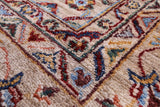 Peshawar Hand Knotted Wool Rug - 8' 3" X 11' 4" - Golden Nile