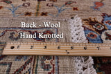 Peshawar Hand Knotted Wool Rug - 8' 3" X 11' 4" - Golden Nile