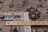 Peshawar Hand Knotted Wool Rug - 8' 2" X 9' 10" - Golden Nile
