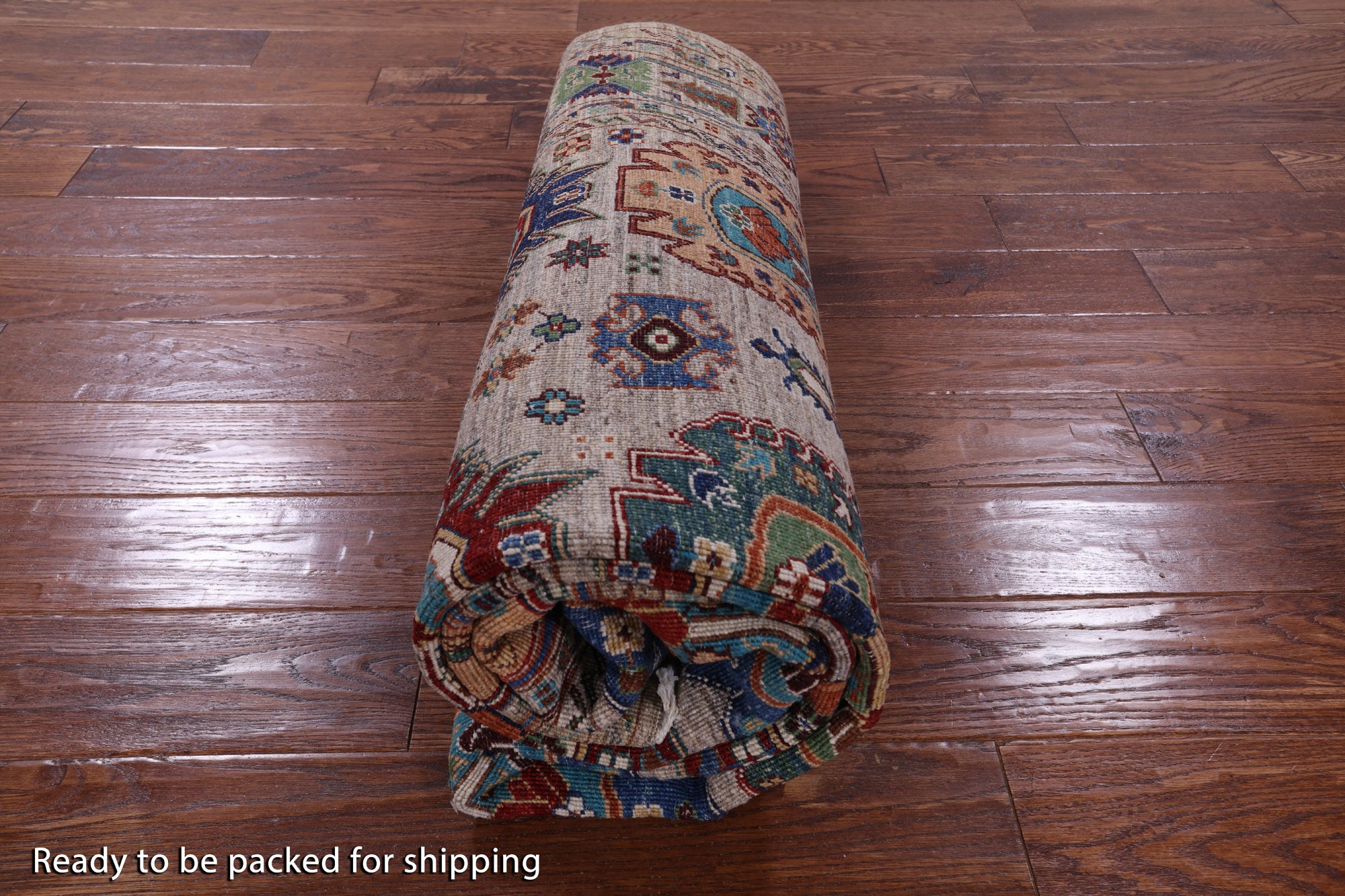 Turkmen Ersari Hand Knotted Wool Rug - 5' 10" X 8' 0" - Golden Nile