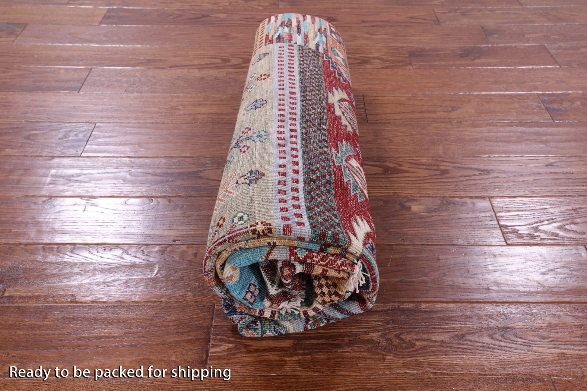 Tribal Persian Gabbeh Hand Knotted Wool Rug - 5' 1" X 6' 8" - Golden Nile