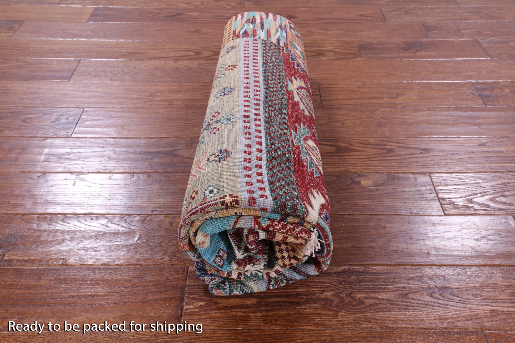 Tribal Persian Gabbeh Hand Knotted Wool Rug - 5' 1" X 6' 8" - Golden Nile