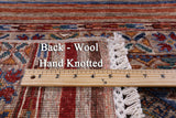 Khorjin Persian Gabbeh Handmade Wool Rug - 4' 11" X 6' 9" - Golden Nile