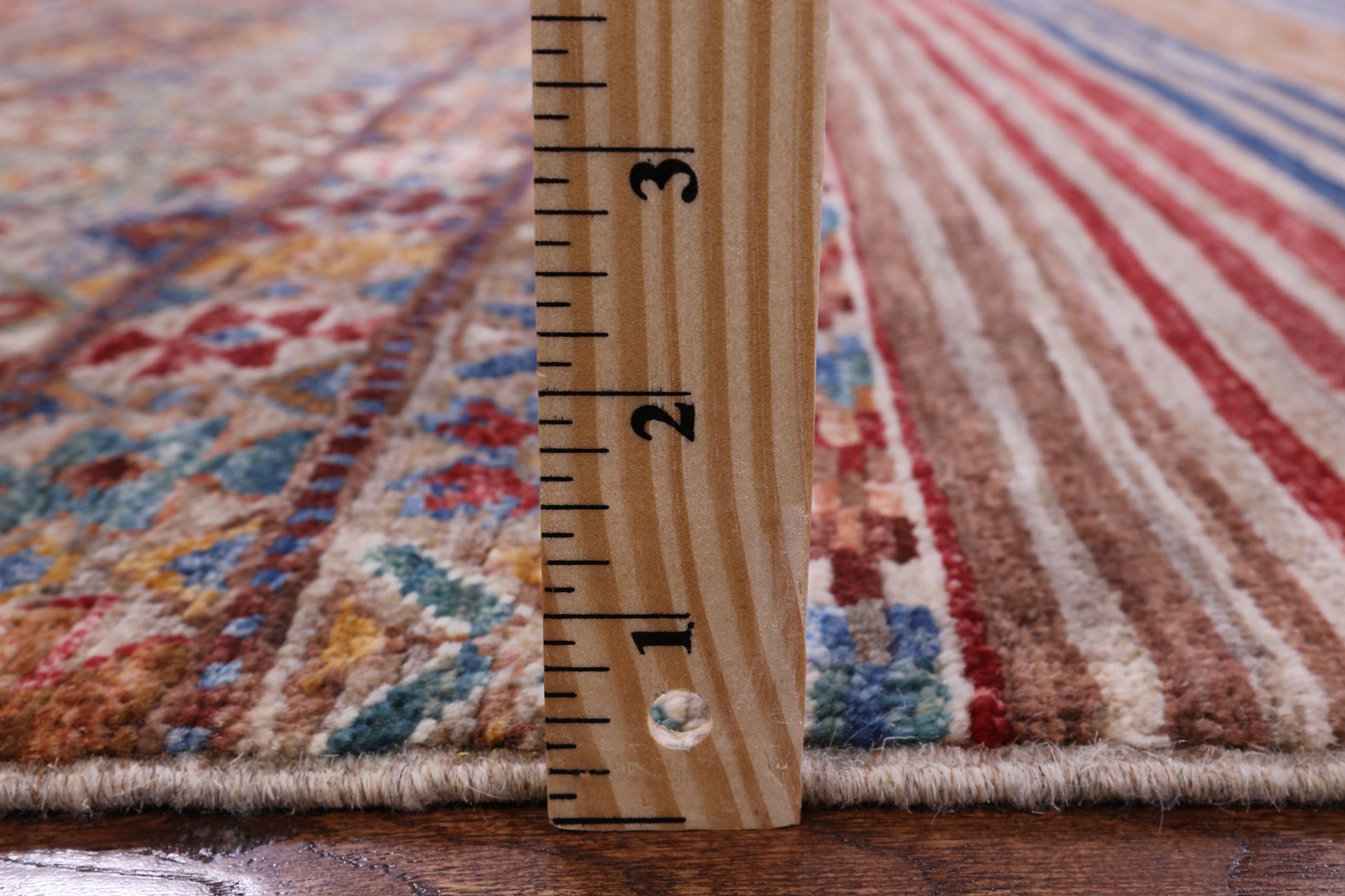 Khorjin Persian Gabbeh Handmade Wool Rug - 4' 11" X 6' 9" - Golden Nile