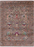 Peshawar Hand Knotted Wool Rug - 5' 1" X 6' 9" - Golden Nile