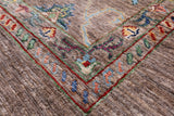 Peshawar Hand Knotted Wool Rug - 5' 1" X 6' 9" - Golden Nile