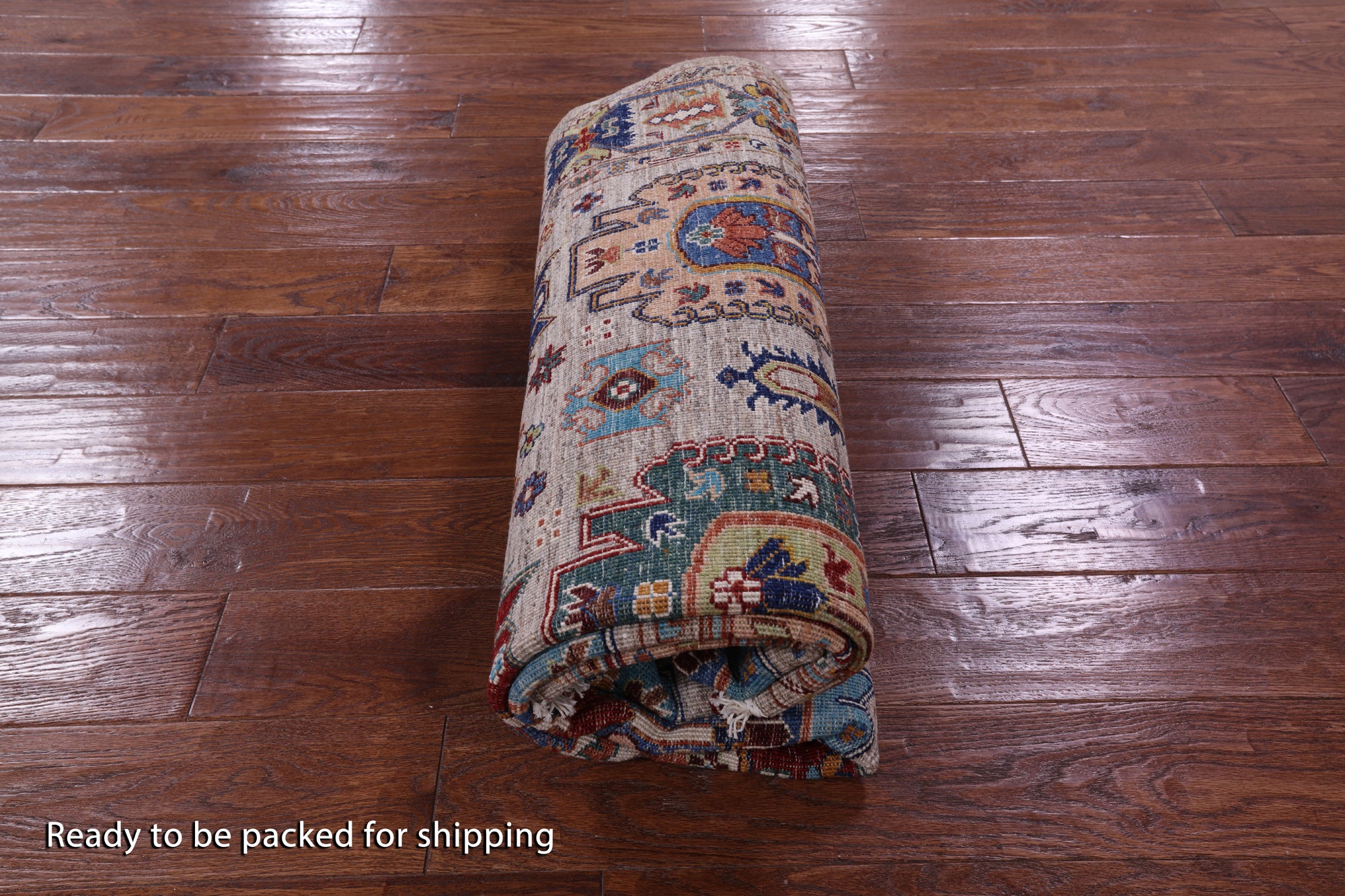Turkmen Ersari Hand Knotted Wool Rug - 5' 2" X 6' 9" - Golden Nile