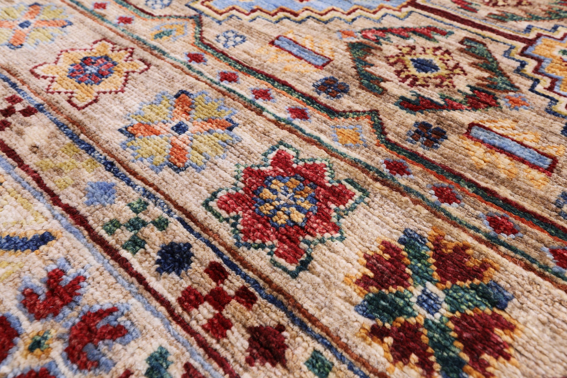 Khorjin Persian Gabbeh Handmade Wool Runner Rug - 2' 9" X 10' 0" - Golden Nile