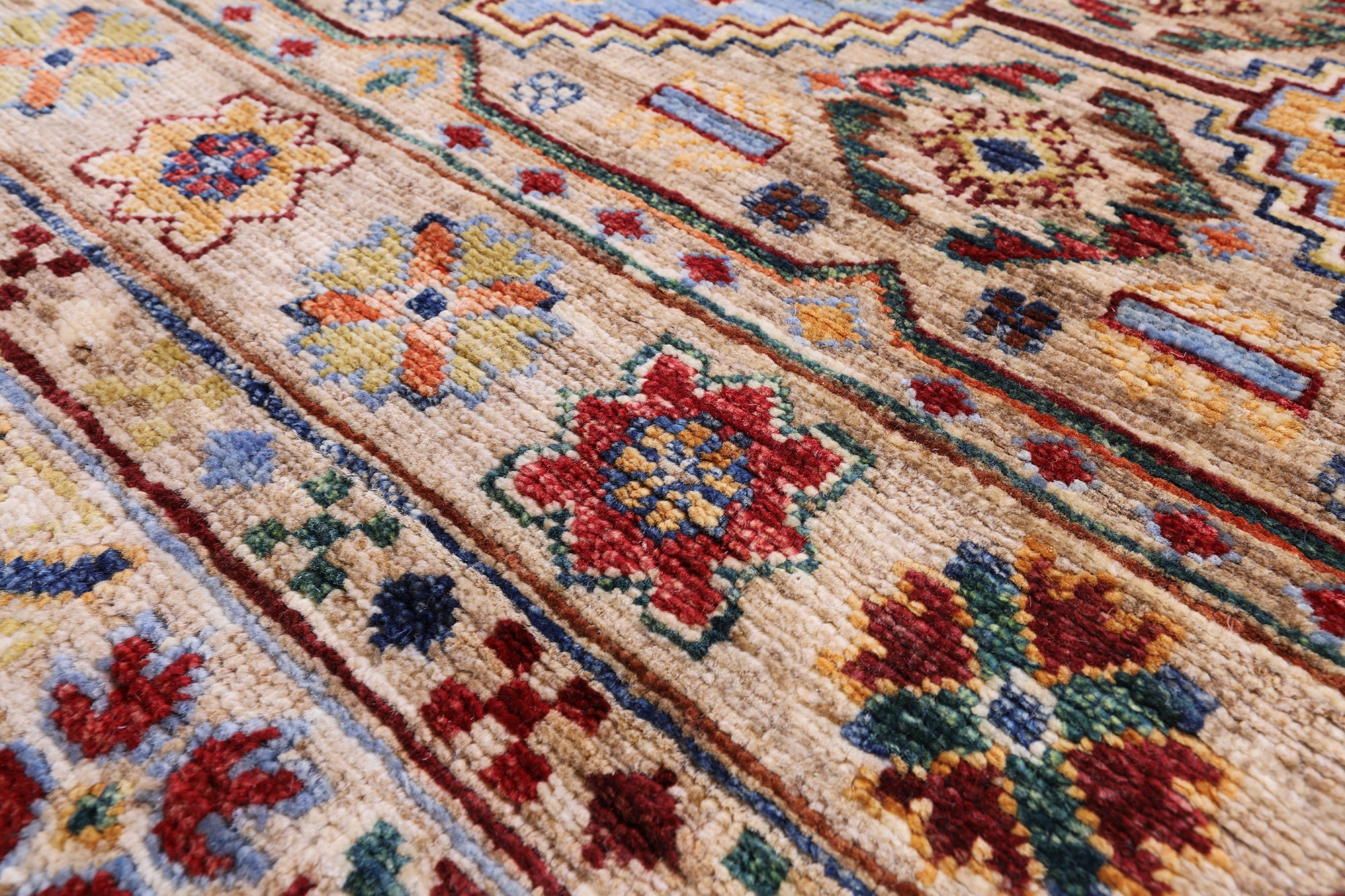 Khorjin Persian Gabbeh Handmade Wool Runner Rug - 2' 9" X 10' 0" - Golden Nile