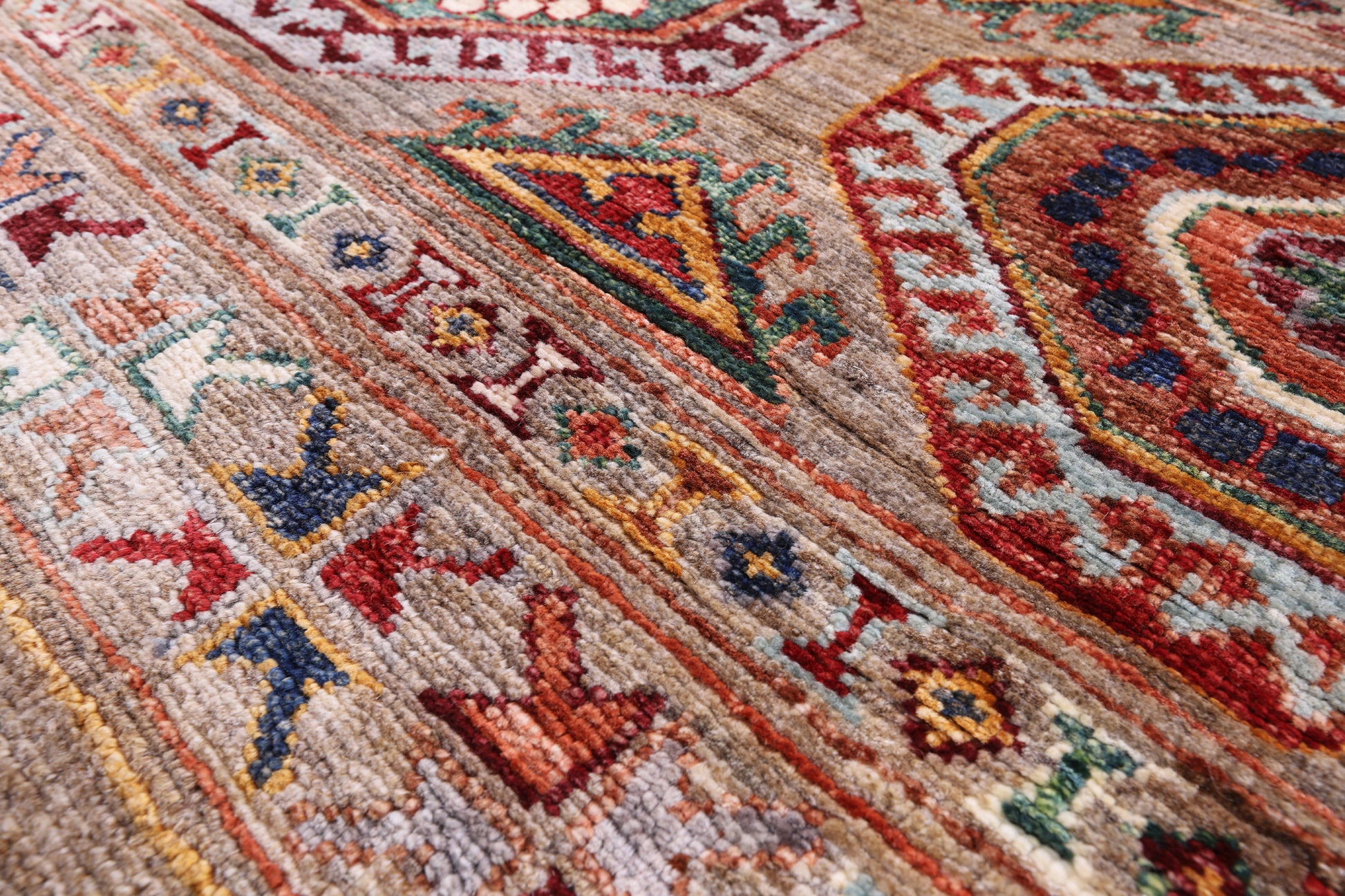 Khorjin Persian Gabbeh Handmade Wool Runner Rug - 2' 8" X 8' 0" - Golden Nile