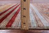 Khorjin Persian Gabbeh Handmade Wool Runner Rug - 2' 8" X 8' 0" - Golden Nile