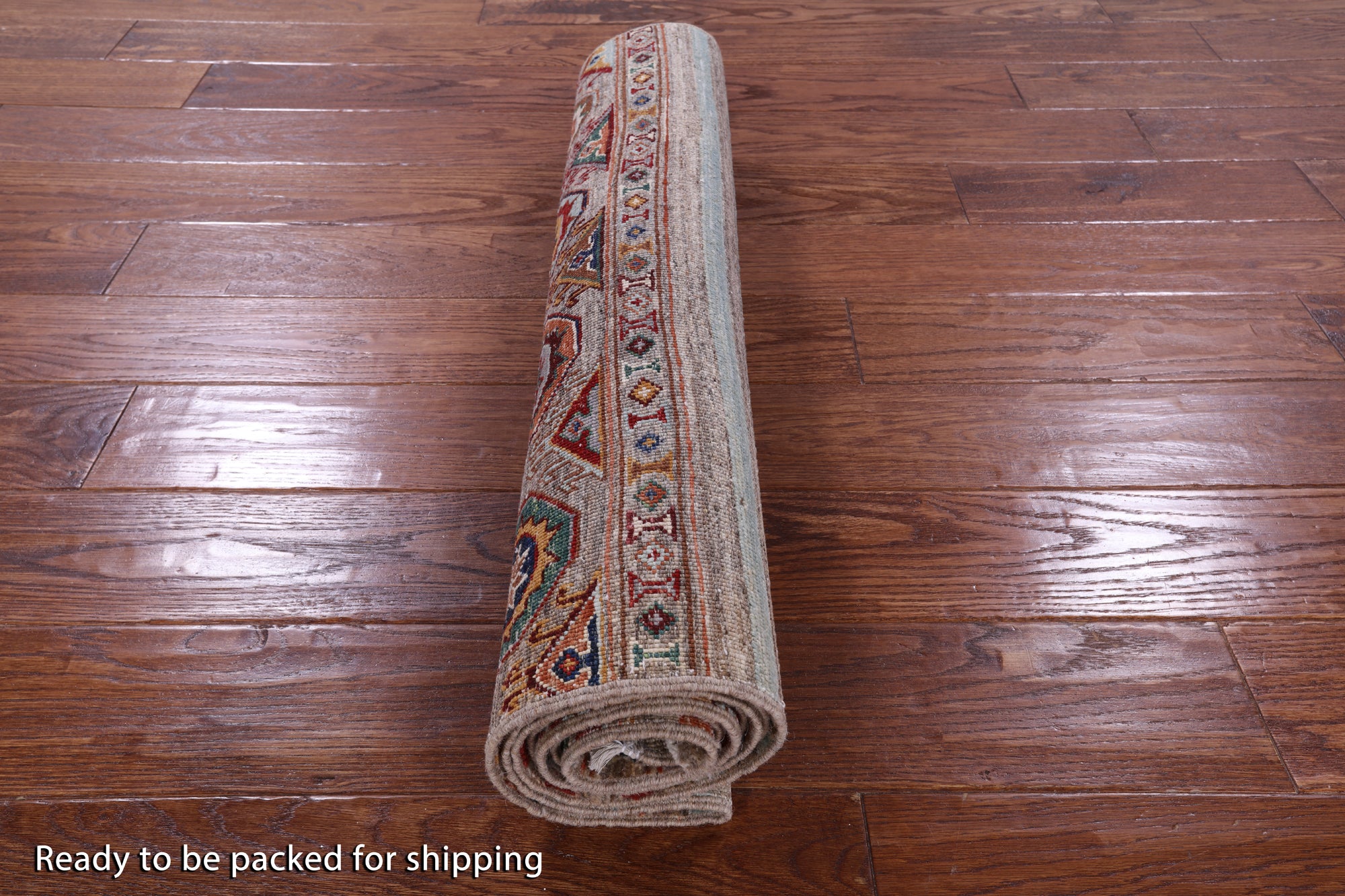 Khorjin Persian Gabbeh Handmade Wool Runner Rug - 2' 8" X 8' 0" - Golden Nile