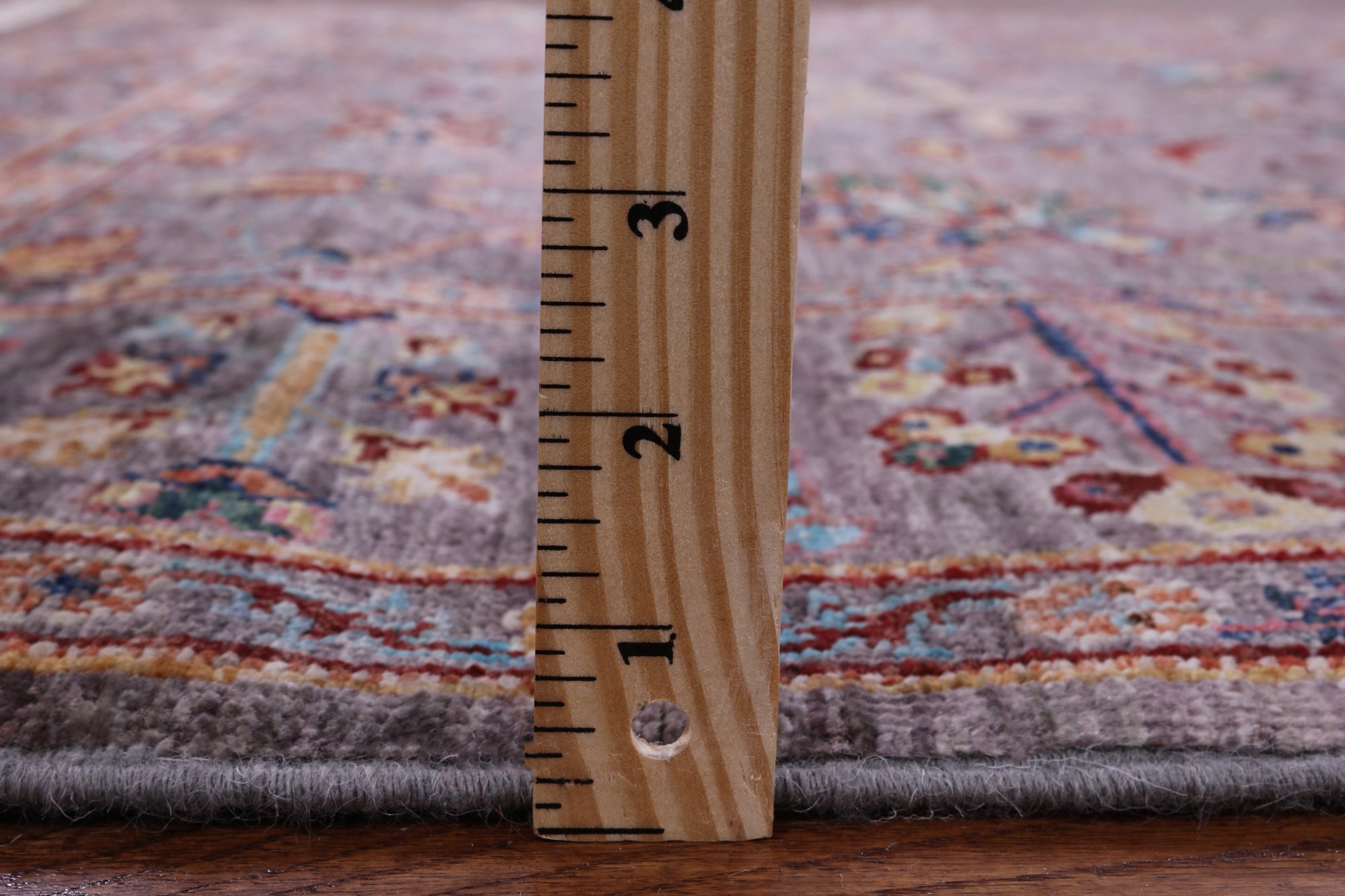 Peshawar Hand Knotted Wool Rug - 5' 0" X 6' 7" - Golden Nile
