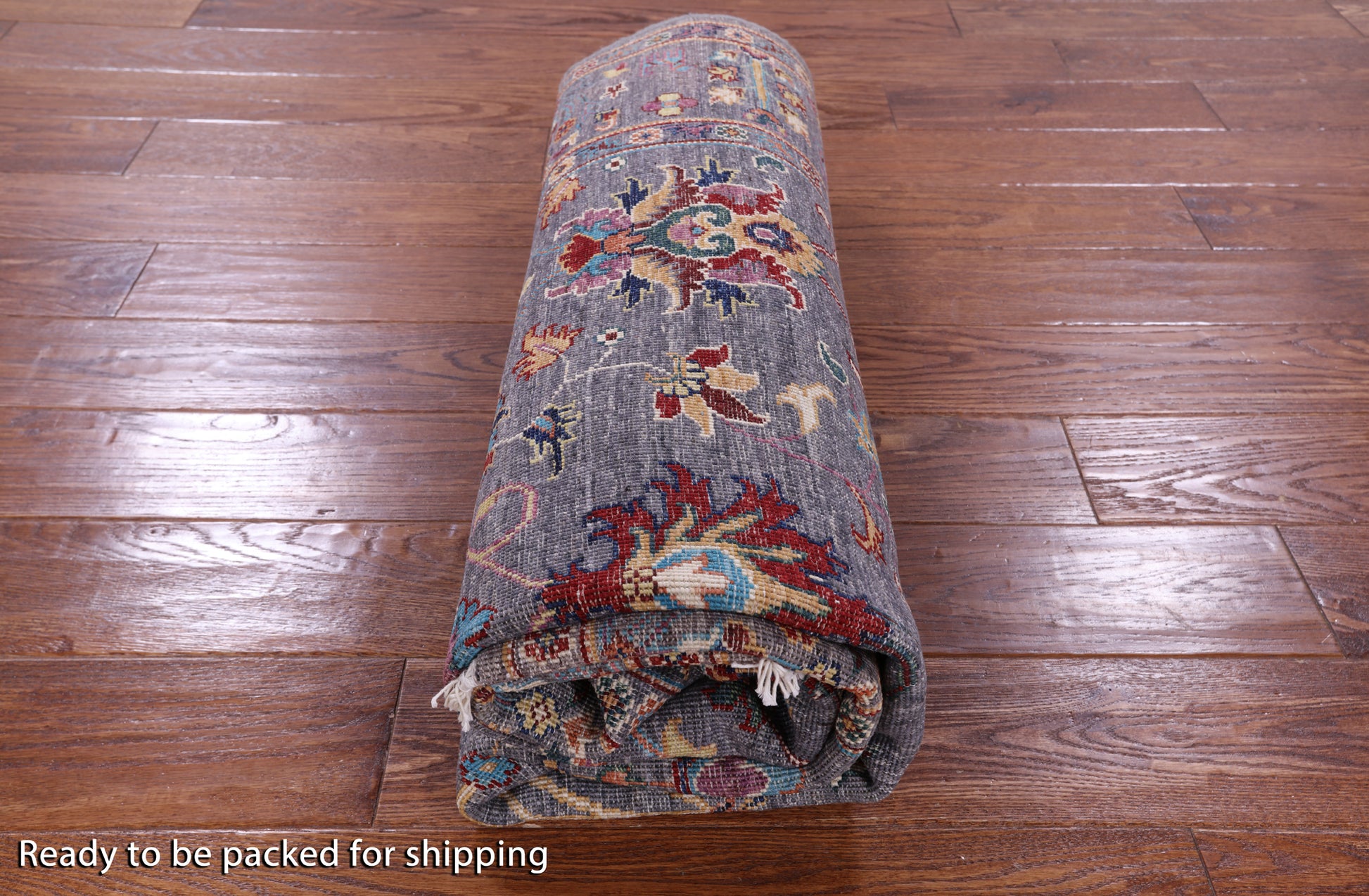Peshawar Hand Knotted Wool Rug - 5' 0" X 6' 7" - Golden Nile