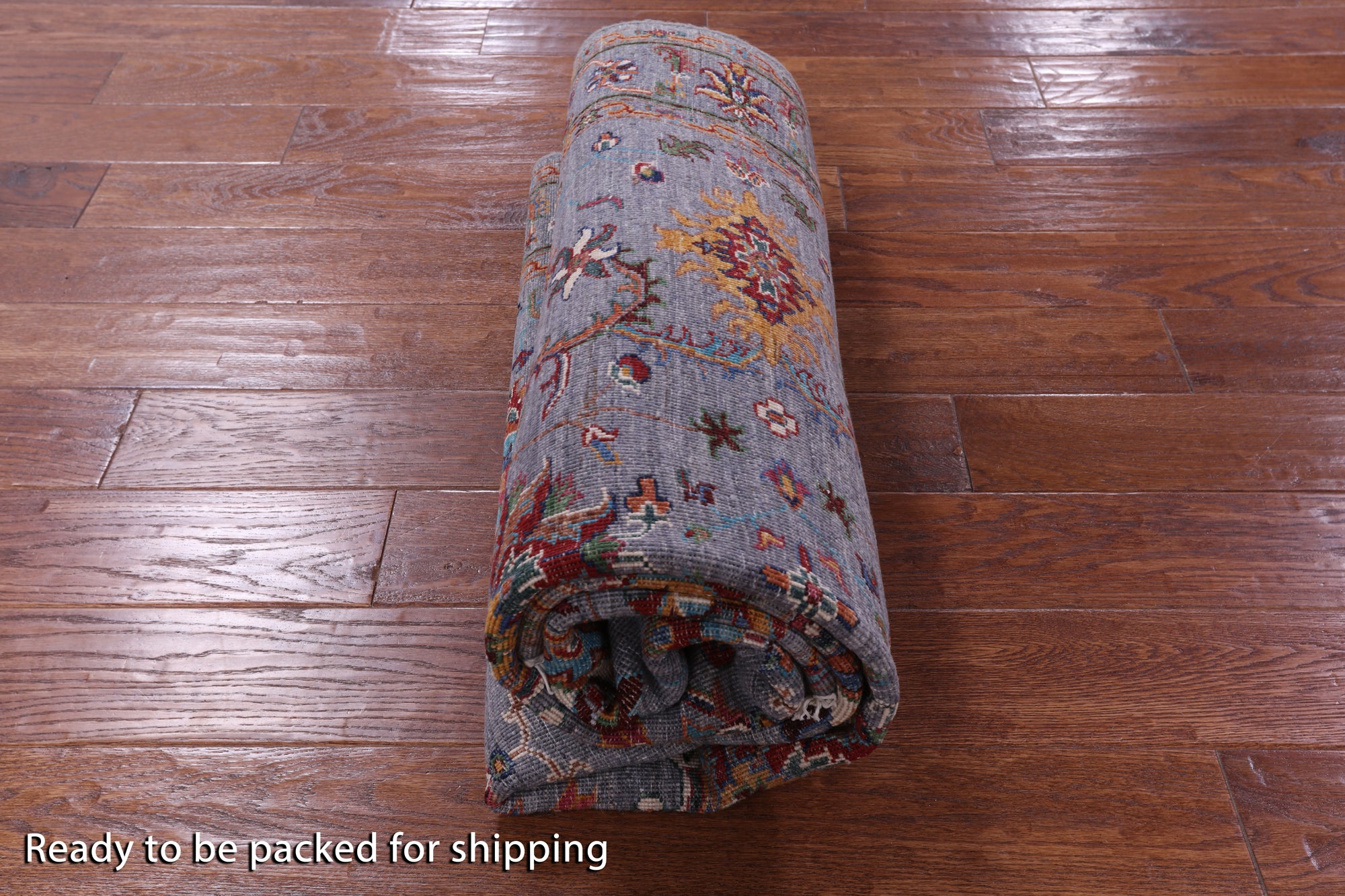 Peshawar Hand Knotted Wool Rug - 5' 0" X 6' 8" - Golden Nile