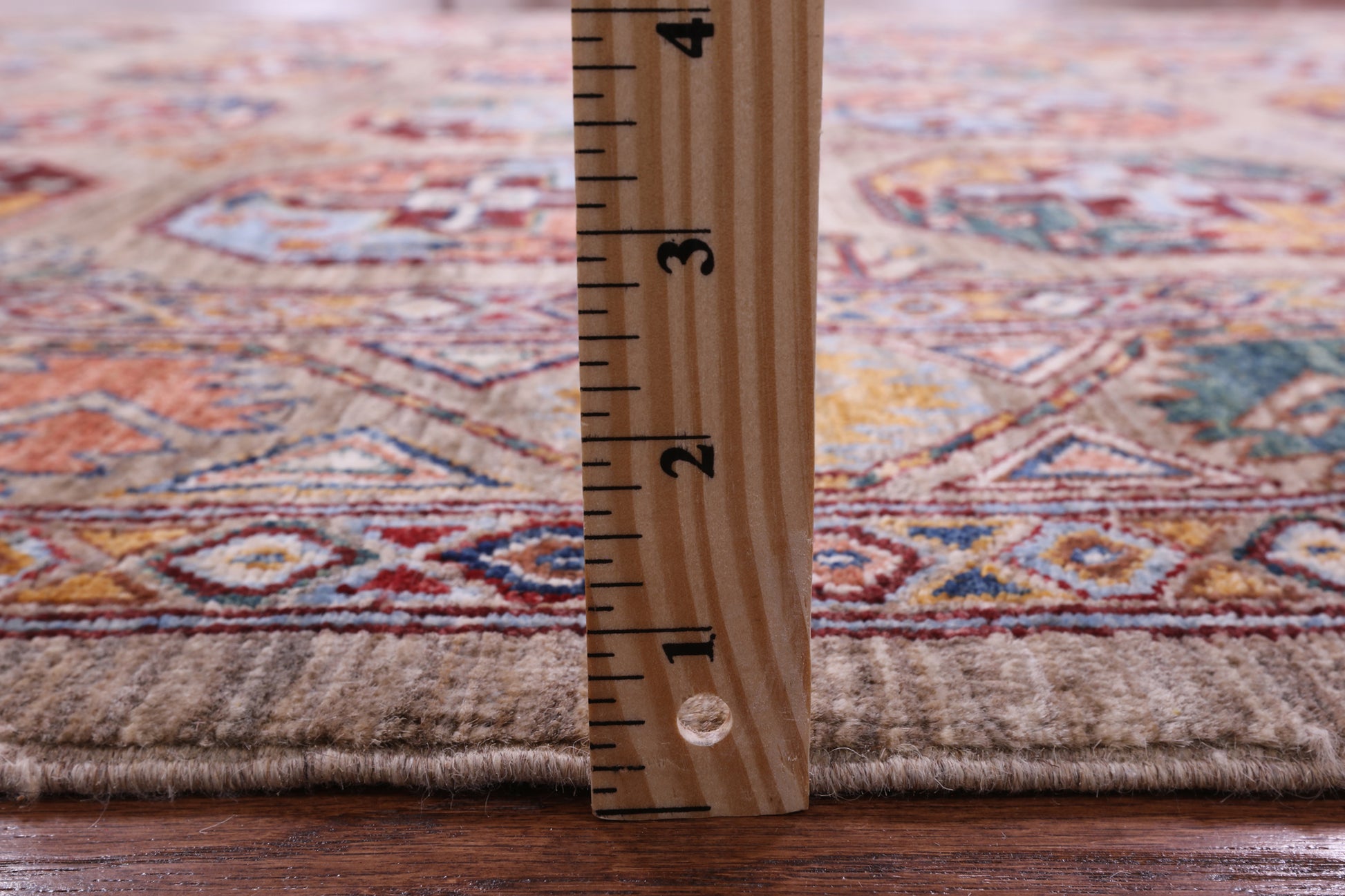 Turkmen Ersari Hand Knotted Wool Rug - 6' 1" X 8' 7" - Golden Nile