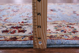 Blue Persian Tabriz Handmade Wool Runner Rug - 2' 10" X 9' 11" - Golden Nile