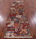 Super Kazak Handmade Wool Runner Rug - 2' 10" X 8' 4" - Golden Nile