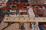 Super Kazak Handmade Wool Runner Rug - 2' 10" X 8' 4" - Golden Nile