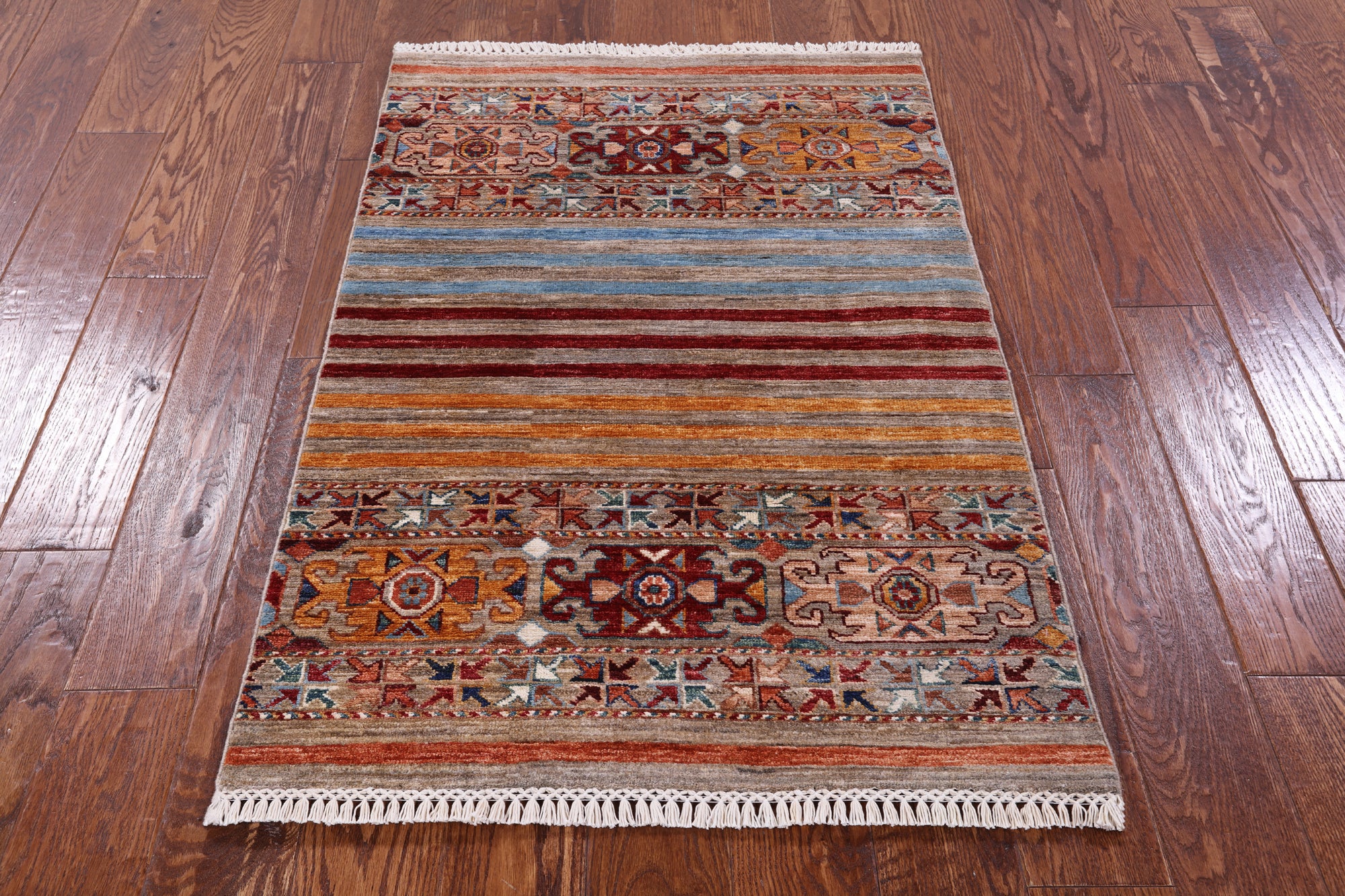 Khorjin Persian Gabbeh Handmade Wool Rug - 2' 8" X 4' 0" - Golden Nile