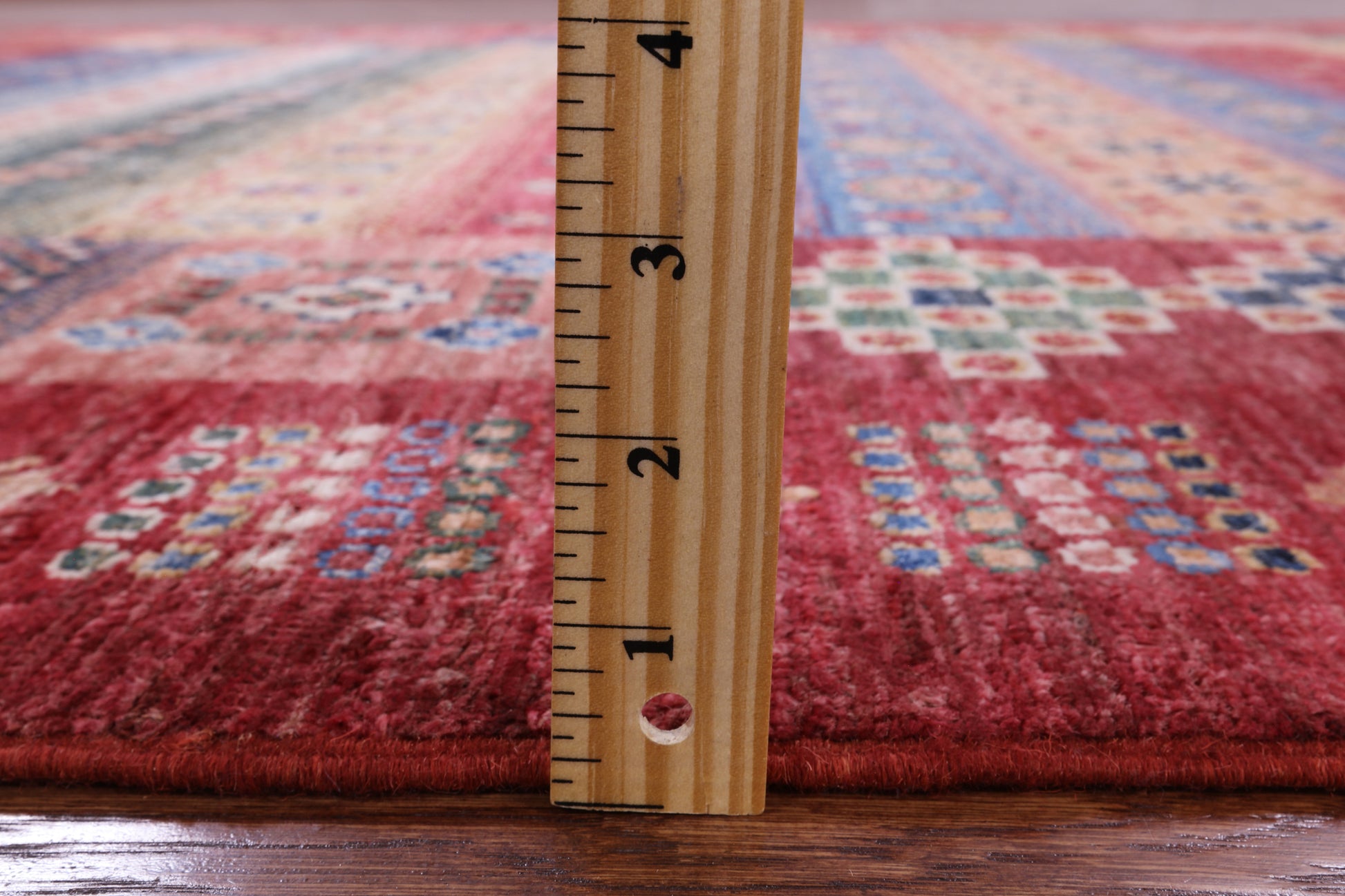 Tribal Persian Gabbeh Hand Knotted Wool Rug - 5' 10" X 8' 1" - Golden Nile