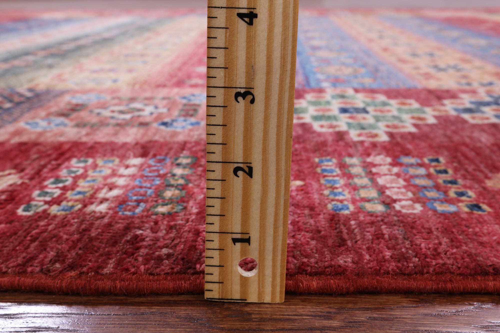 Tribal Persian Gabbeh Hand Knotted Wool Rug - 5' 10" X 8' 1" - Golden Nile