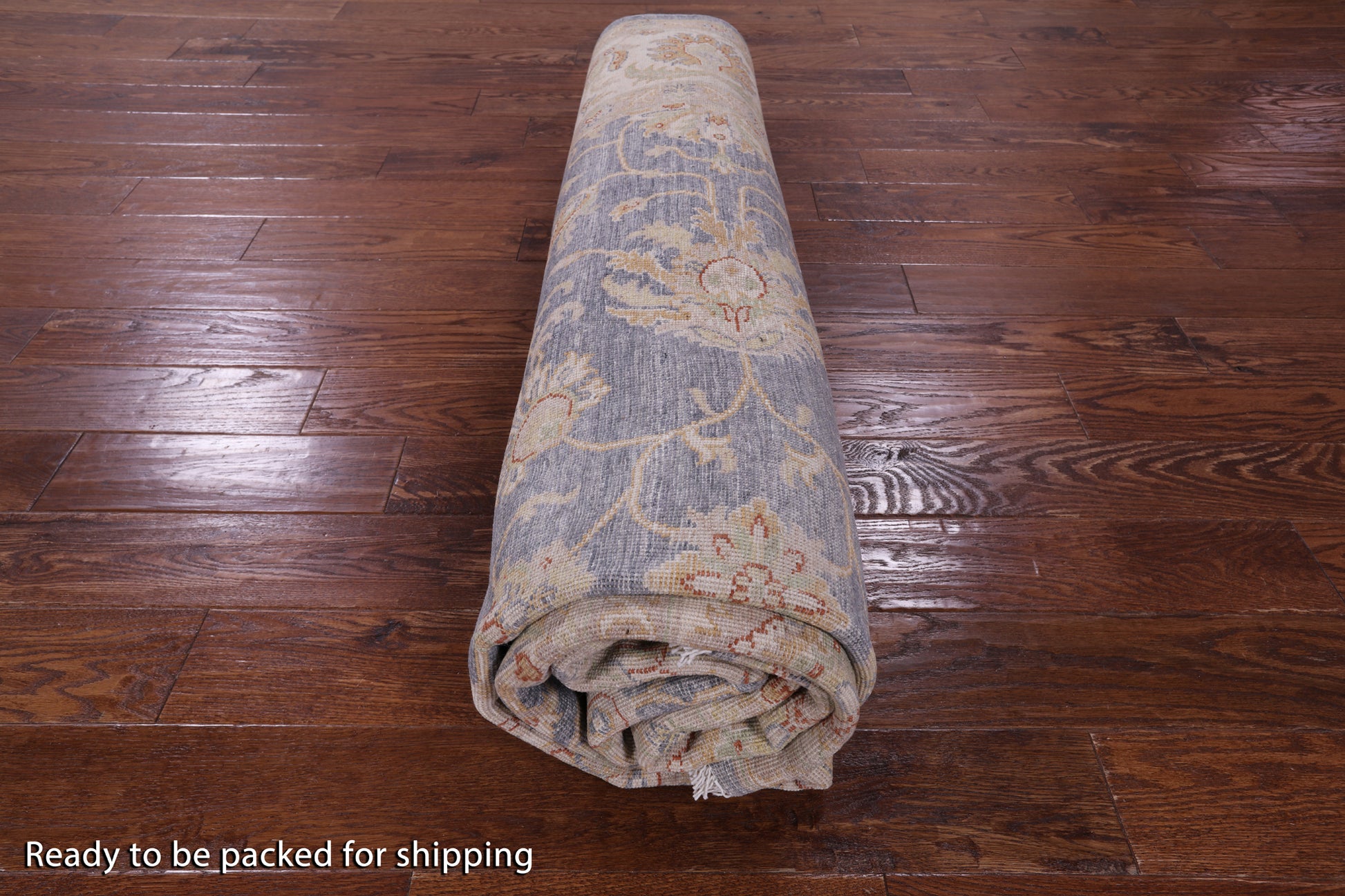 Peshawar Hand Knotted Wool Rug - 8' 0" X 9' 11" - Golden Nile