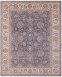 Peshawar Hand Knotted Wool Rug - 8' 0" X 9' 11" - Golden Nile