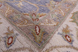 Peshawar Hand Knotted Wool Rug - 8' 0" X 9' 11" - Golden Nile