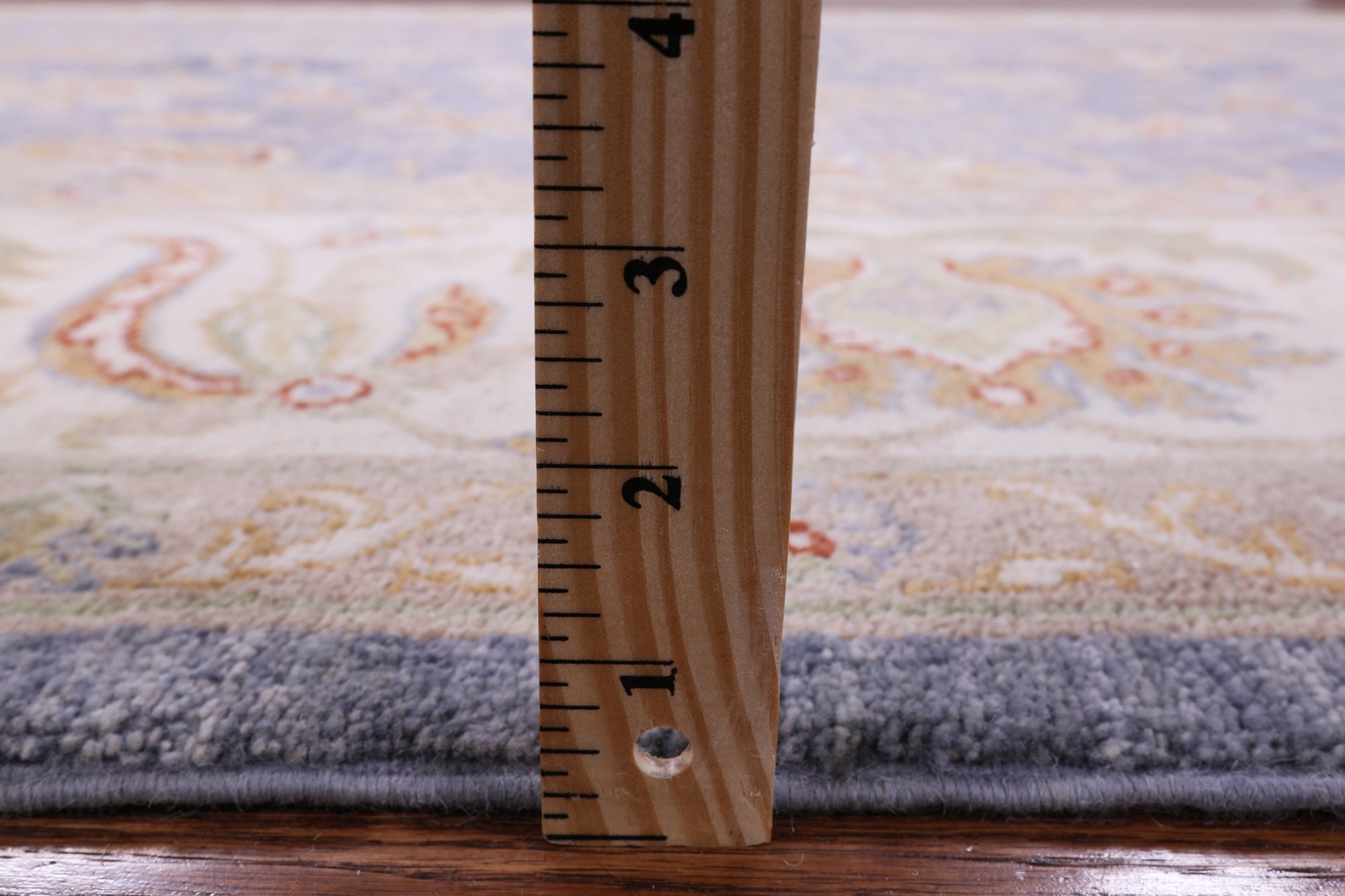 Peshawar Hand Knotted Wool Rug - 8' 0" X 9' 11" - Golden Nile
