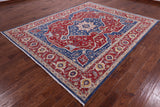 Persian Tabriz Hand Knotted Wool Rug - 7' 11" X 9' 9" - Golden Nile