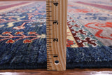 Tribal Persian Gabbeh Handmade Wool Rug - 8' 2" X 9' 8" - Golden Nile