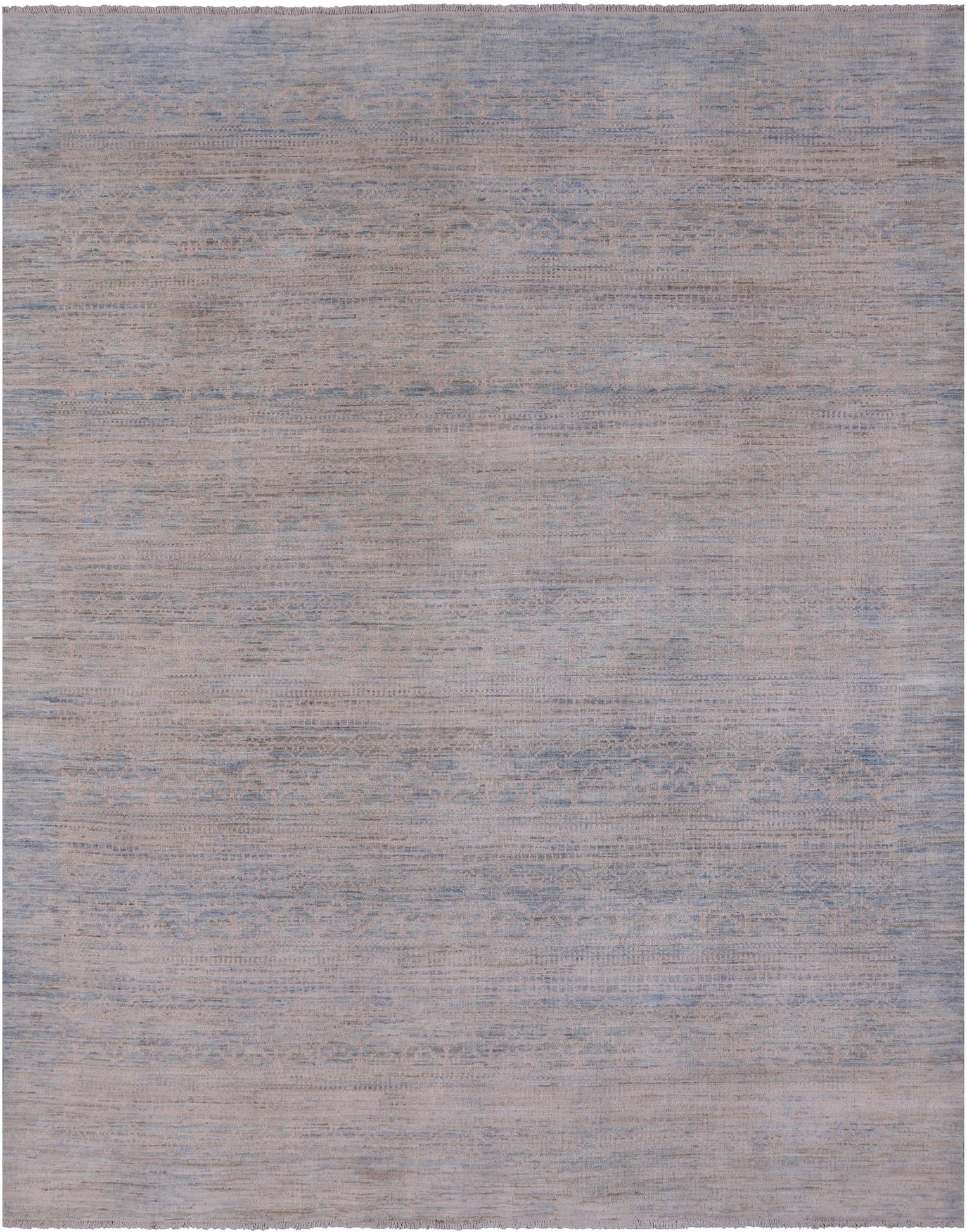 Tribal Persian Gabbeh Handmade Wool Rug - 7' 9" X 9' 8" - Golden Nile
