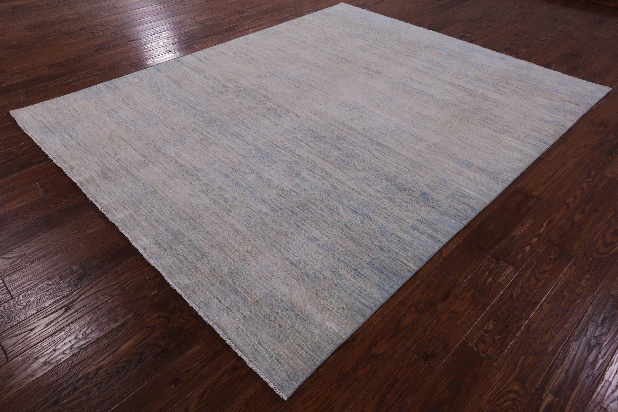 Tribal Persian Gabbeh Handmade Wool Rug - 7' 9" X 9' 8" - Golden Nile