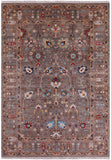 Peshawar Hand Knotted Wool Rug - 5' 8" X 8' 1" - Golden Nile