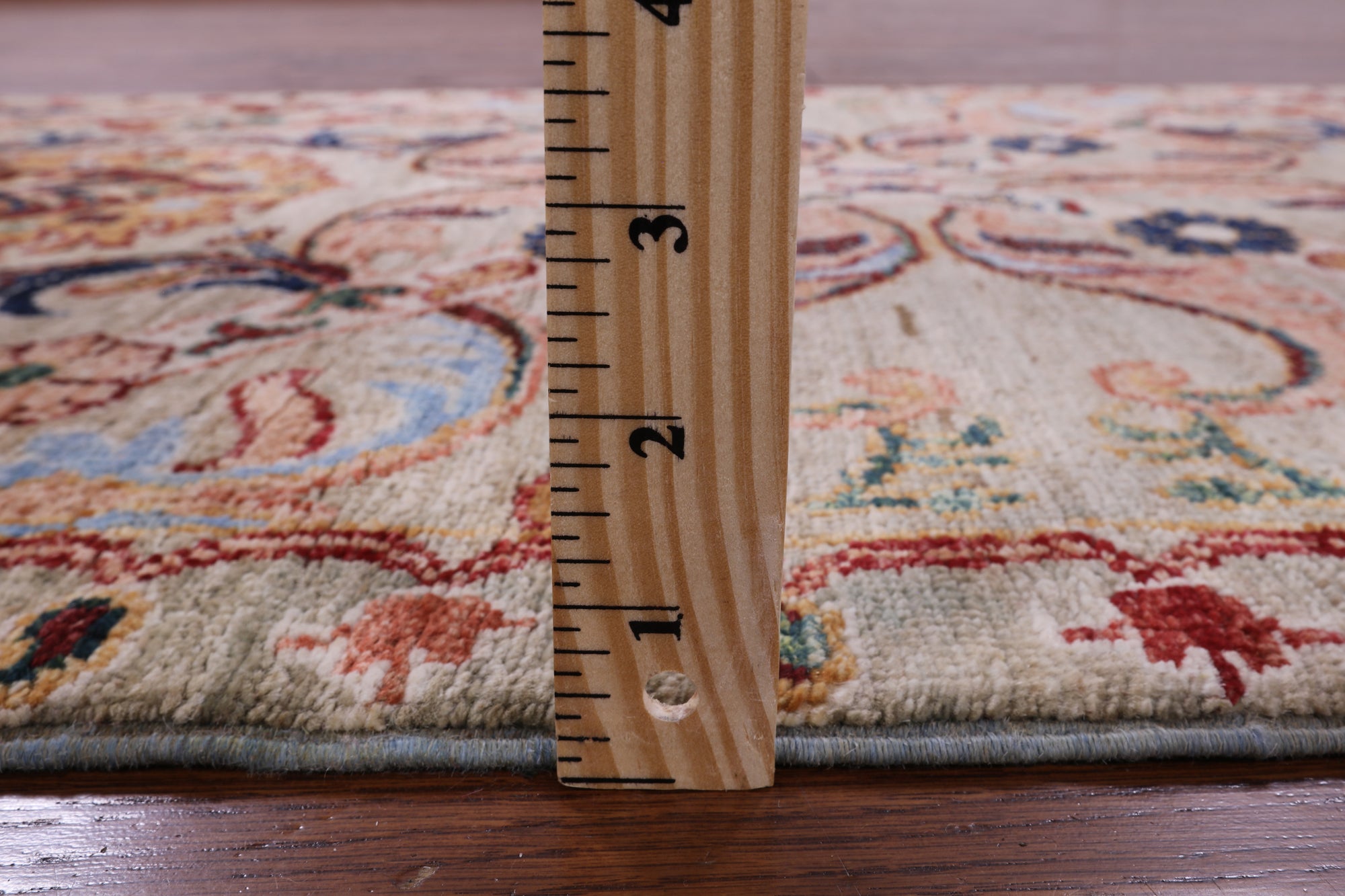 Persian Tabriz Hand Knotted Wool Runner Rug - 2' 7" X 9' 9" - Golden Nile