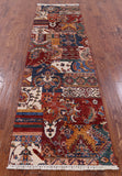 Super Kazak Hand Knotted Wool Runner Rug - 2' 7" X 9' 3" - Golden Nile