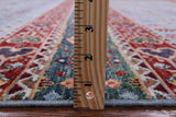 Blue Khorjin Persian Gabbeh Hand Knotted Wool Rug - 8' 1" X 11' 4" - Golden Nile